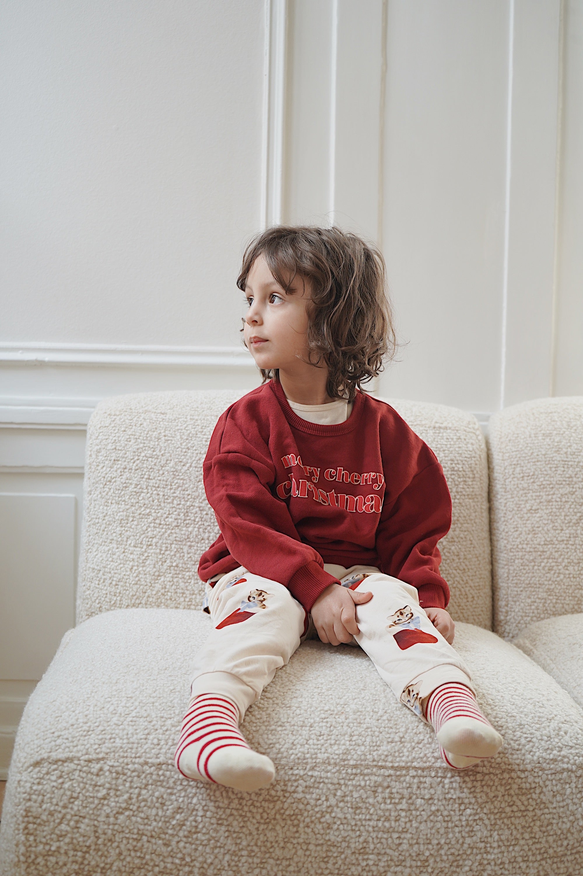 Kopie van Konges Slojd Lou Christmas Sweat Merry Cherry Christmas