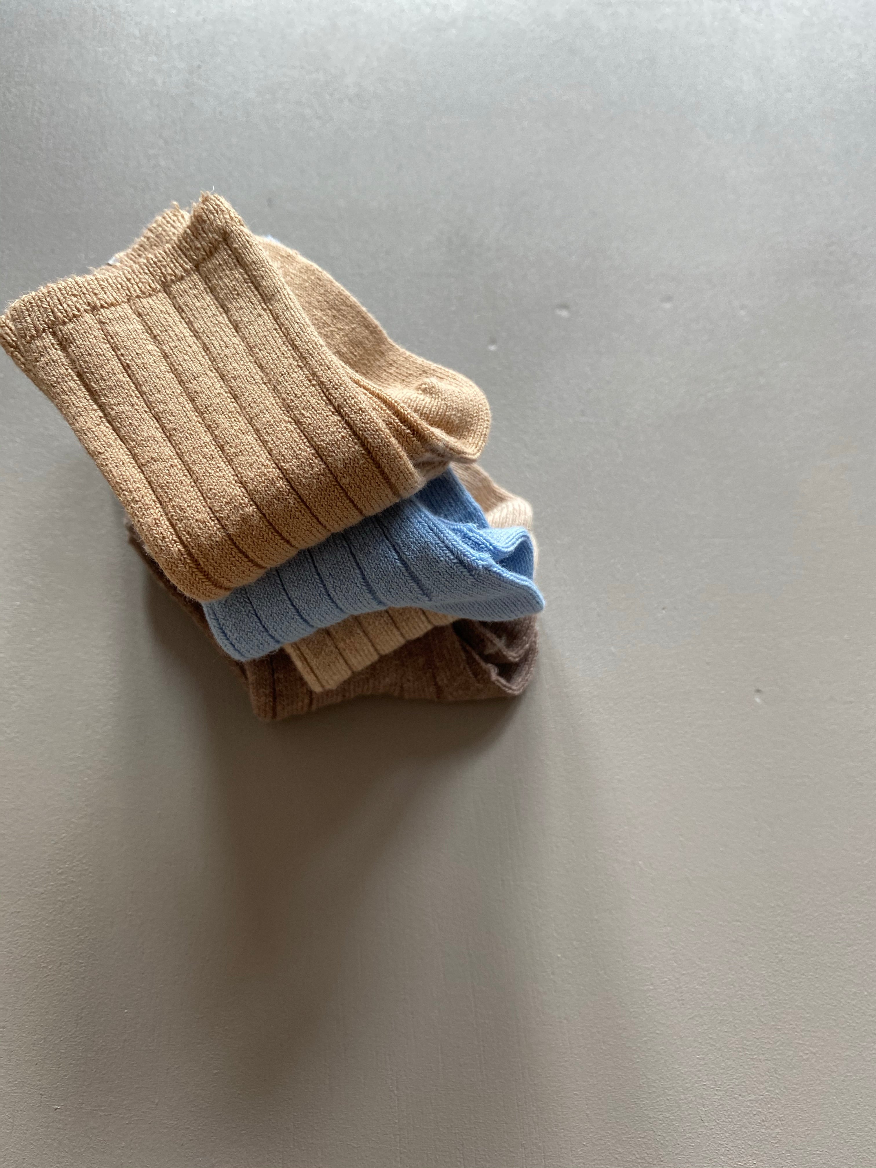 Condor Basic Rib Knee Socks Turron