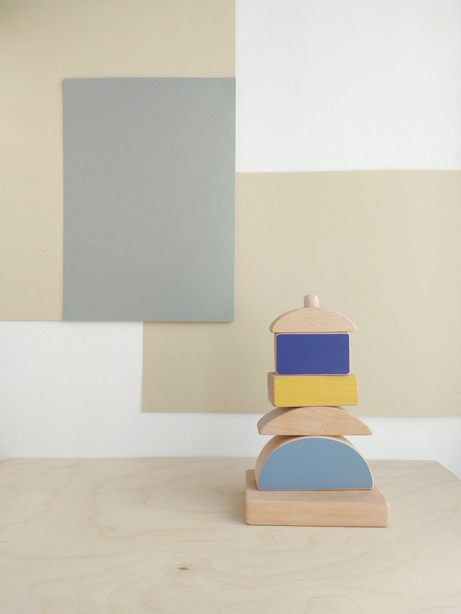 Wandering Workshop Geometric Wooden Stacking Toy