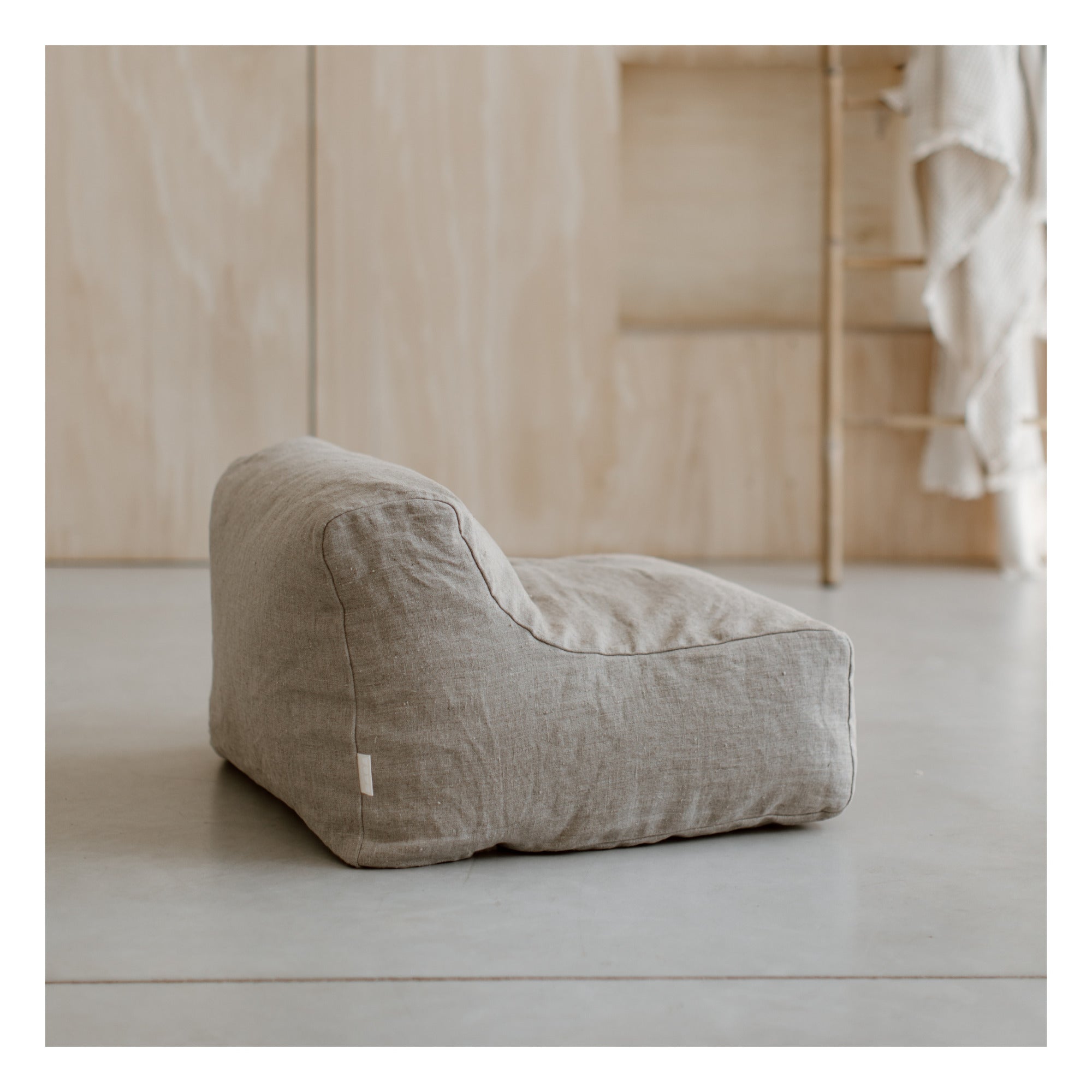 Maison Baba Fauteuil - Pouf BABA LOVE Natural Linen